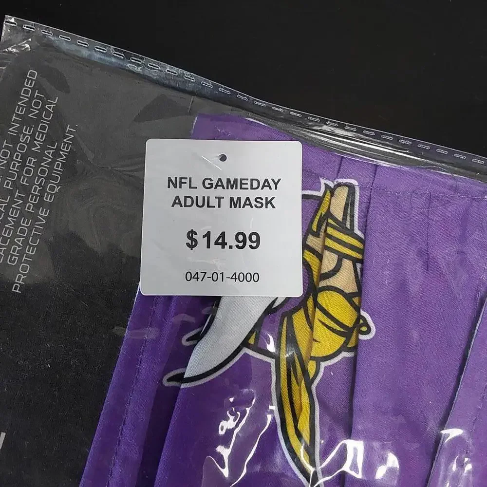 NFL Minnesota Vikings Adjustable Mask | FOCO | Adult